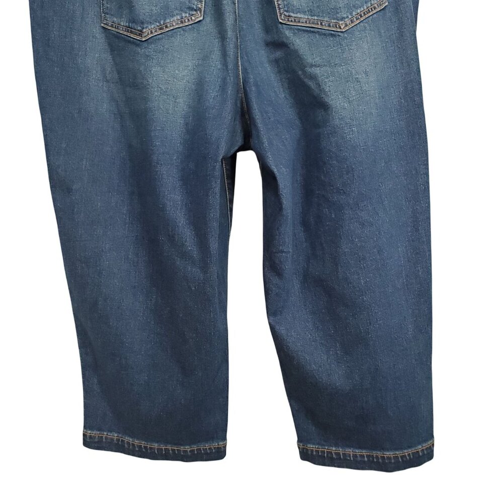 Lane Bryant Sz 24 Jeans Capris Mid Rise Boyfriend Denim Stretch Casual Pants NEW - Picture 8 of 14